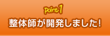 point1 整体師が開発しました!